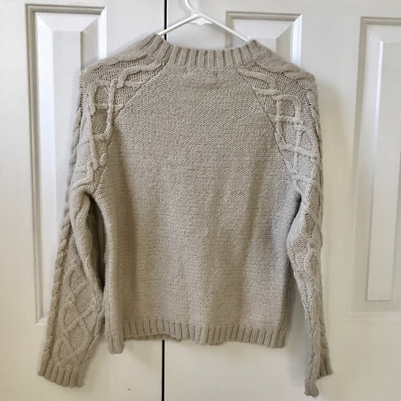 Pim + Larkin Piperlime Cable Sweater Size Small - Picture 2 of 6